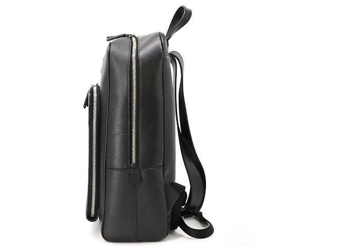 Zaino Prada in pelle Saffiano nero - vista 4