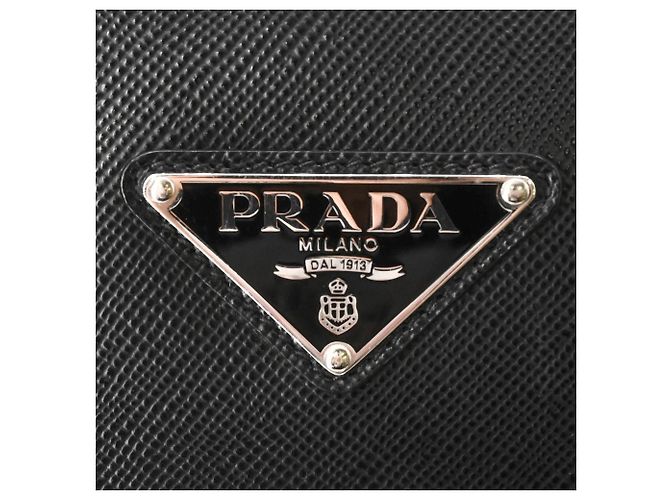 Zaino Prada in pelle Saffiano nero - vista 6