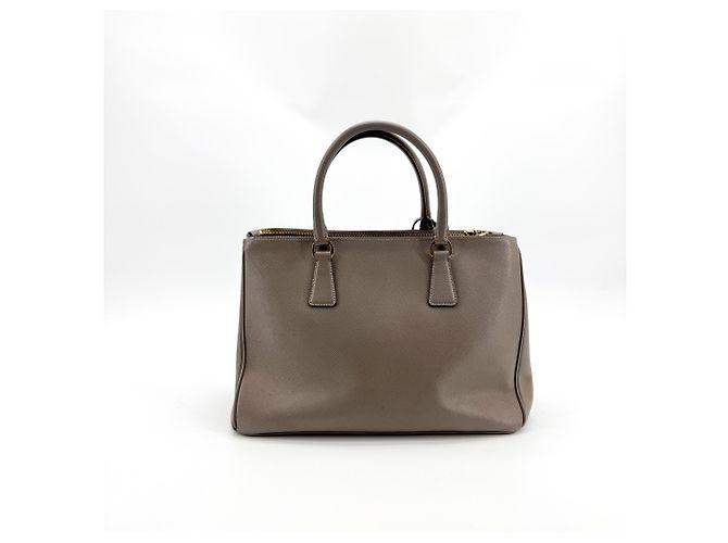 Prada Double Zip Lux Pelle Saffiano Medium - vista 2