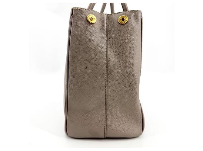 Prada Double Zip Lux Pelle Saffiano Medium - vista 3