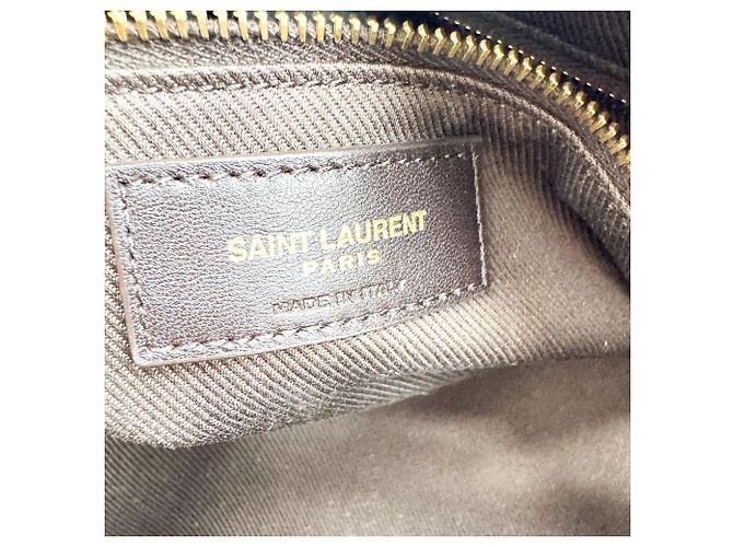 Autre Marque Saint Laurent Le Monogramme Monogram All Over Coated Canvas and Leather Small - vista 6