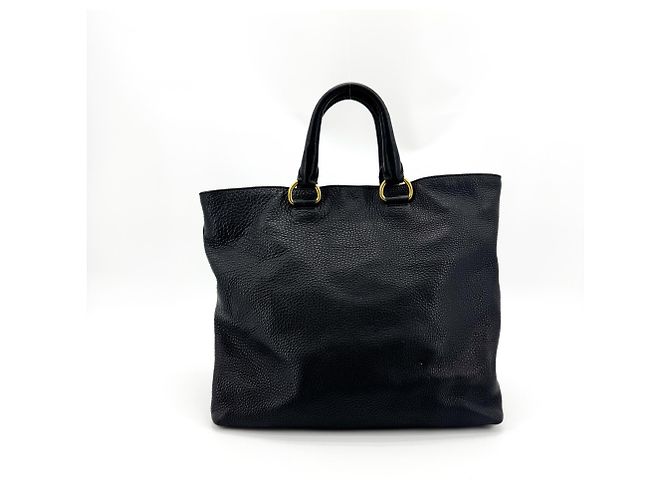 Prada Convertible Shopper Vitello Daino Large - vista 2