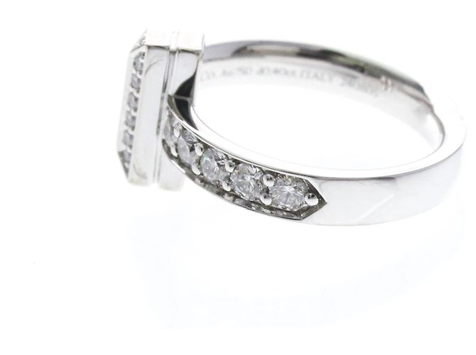 Anello Tiffany & Co. T one / Oro bianco e diamanti / diamond - vista 3