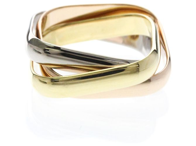 Cartier Trinity Cushion Oro Tricolore 18K Medium - vista 2