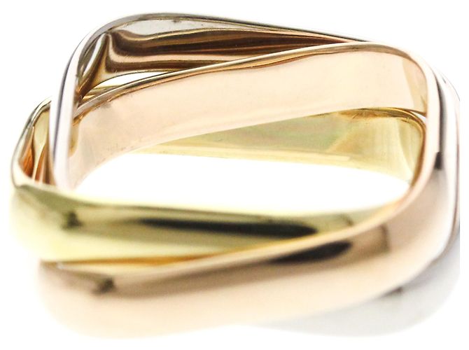 Cartier Trinity Cushion Oro Tricolore 18K Medium - vista 5