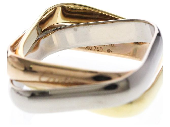 Cartier Trinity Cushion Oro Tricolore 18K Medium - vista 6