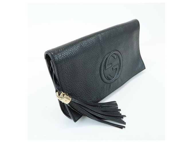 Clutch Gucci Soho in pelle - vista 4