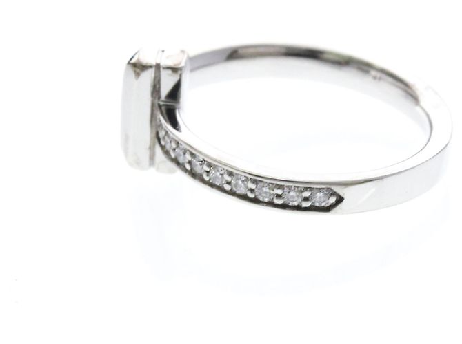 Anello Tiffany & Co. T one / Oro bianco e diamanti / diamond - vista 3