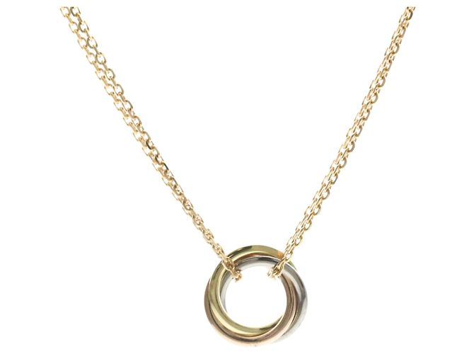 Collana Cartier Trinity Oro Tricolore 18K - vista 2