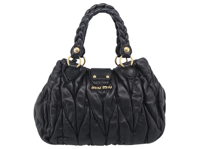 Borsa Convertible Coffer Miu Miu in Pelle Matelassé Medium - vista 2