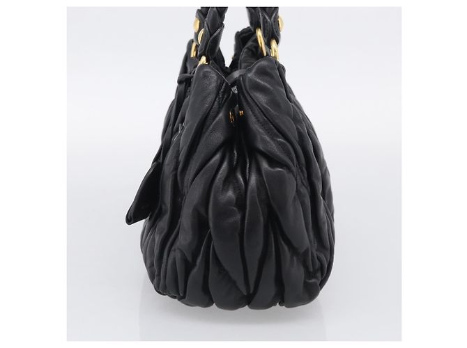 Borsa Convertible Coffer Miu Miu in Pelle Matelassé Medium - vista 4