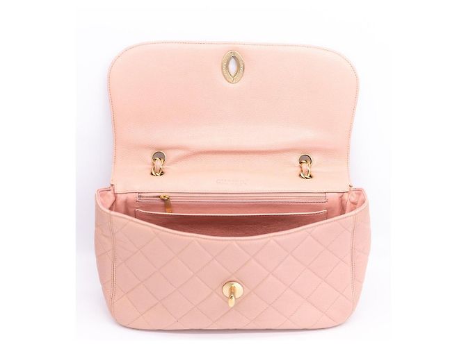 Chanel Vintage XL Jumbo Single Flap Caviar - vista 13