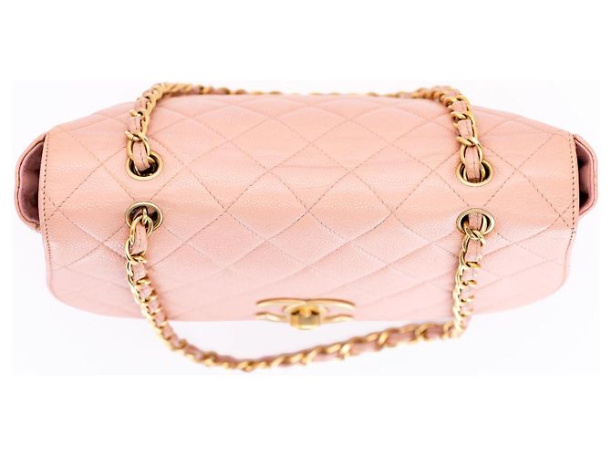 Chanel Vintage XL Jumbo Single Flap Caviar - vista 6