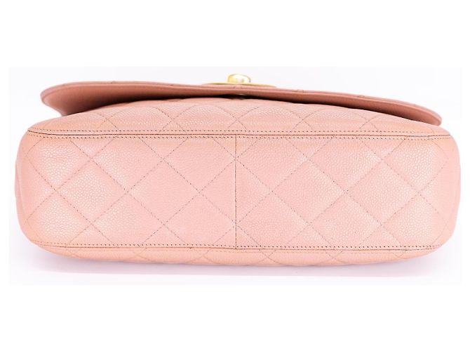 Chanel Vintage XL Jumbo Single Flap Caviar - vista 8