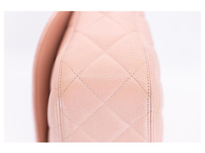 Chanel Vintage XL Jumbo Single Flap Caviar - vista 9