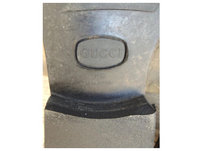 Gucci Scarpe Derbies in Camoscio Nero - vista 8