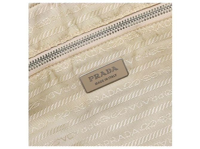 Bolsa Tote Prada em couro branco - vista 6