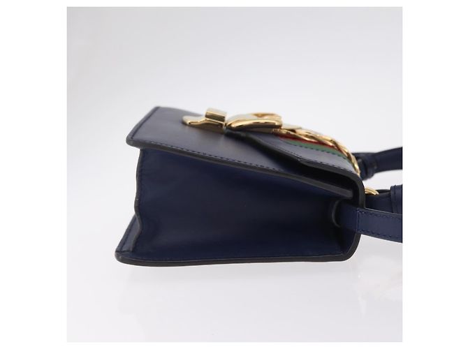 Gucci Sylvie Top Handle Leather Mini - vista 3