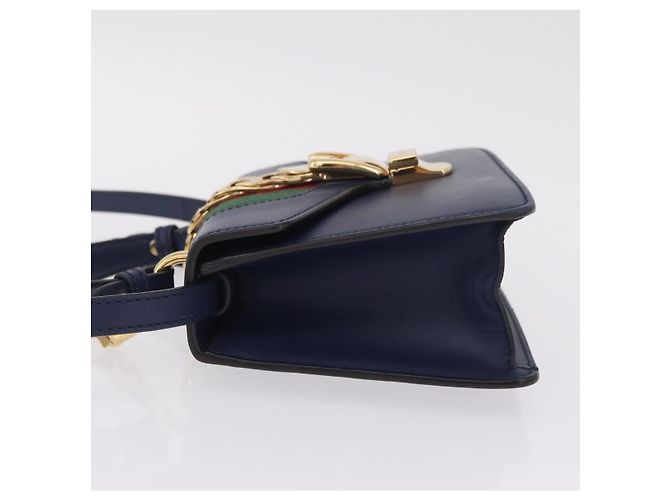 Gucci Sylvie Top Handle Leather Mini - vista 4
