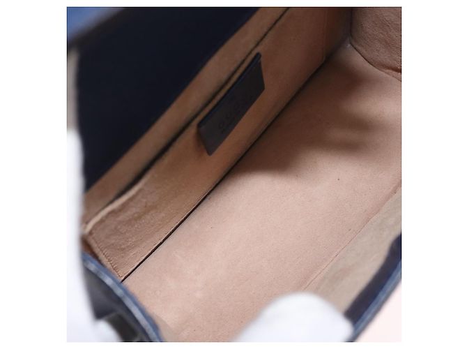 Gucci Sylvie Top Handle Leather Mini - vista 5