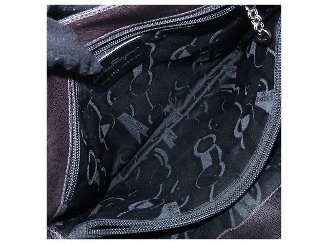Salvatore Ferragamo Gancio Flap Hobo Leather Medium - vista 5