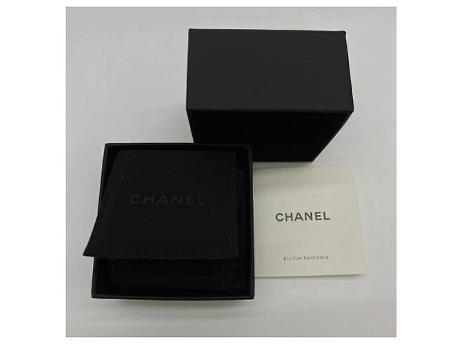 Pendientes de botón Chanel Coco Mark con cristales - vista 7