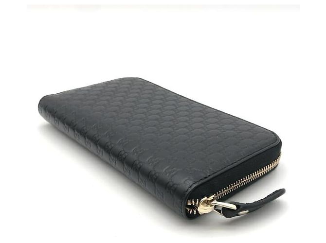 Cartera larga Gucci en Microguccissima negro - vista 2