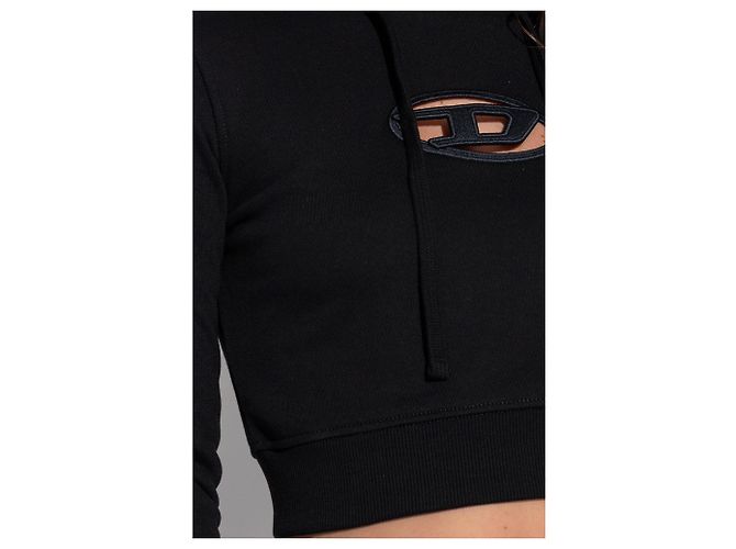 Diesel Sweatshirt mit `F-SLIMMY-HOOD-OD` Logo - Ansicht 5