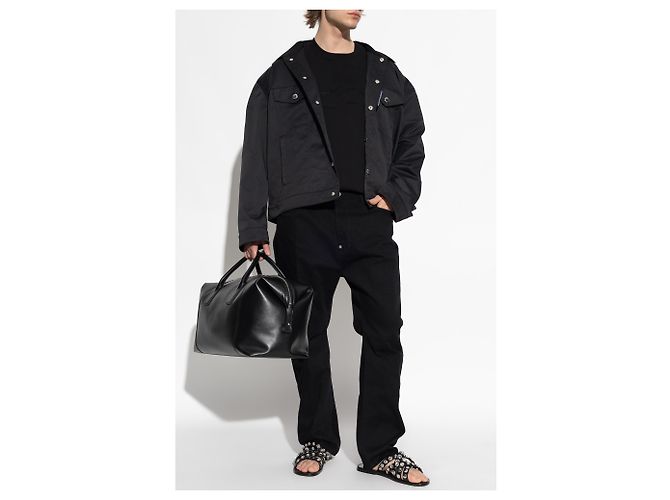 Jeans London Bro Dsquared2 neri in cotone - vista 2