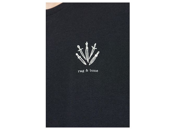 Rag & Bone Baumwoll-T-Shirt mit Logo - Ansicht 5
