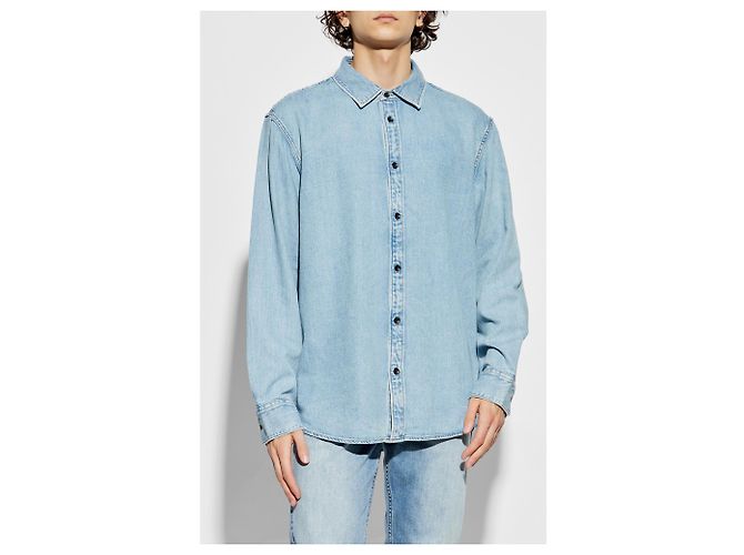 Rag & Bone Jeanshemd blau Baumwolle Lyocell - Ansicht 3