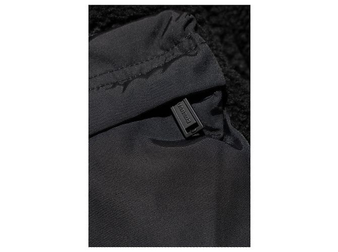 Felpa con cappuccio in pile nera Dsquared2 - vista 5