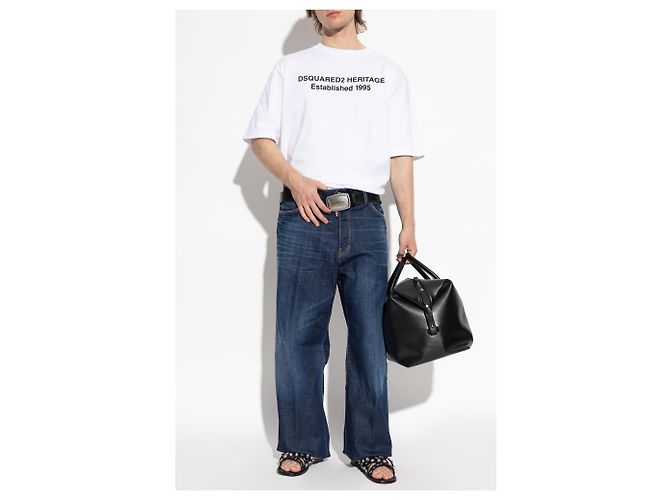 Vaqueros Loose Dsquared2 Azules Algodón - vista 2