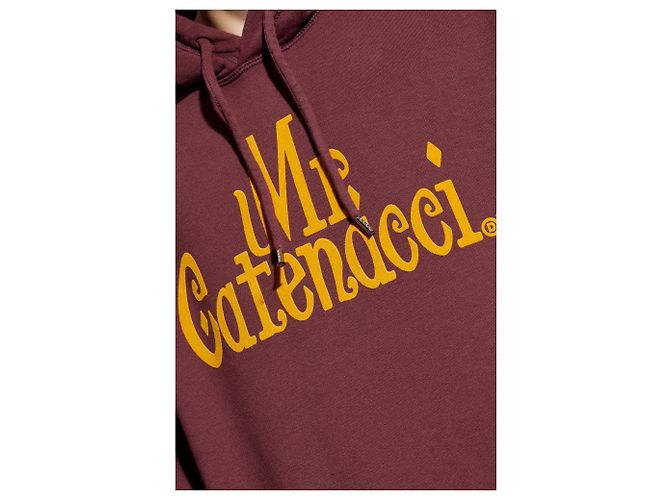 Felpa con cappuccio Dsquared2 Mr. Catenacci bordeaux cotone - vista 5