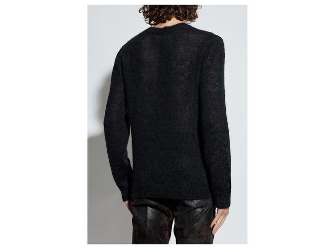 Dsquared2 Mohair-Wollpullover Schwarz - Ansicht 4