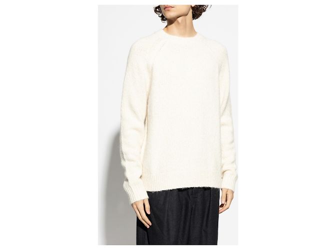 Isabel Marant Hanori Pullover crem Baumwolle - Ansicht 3