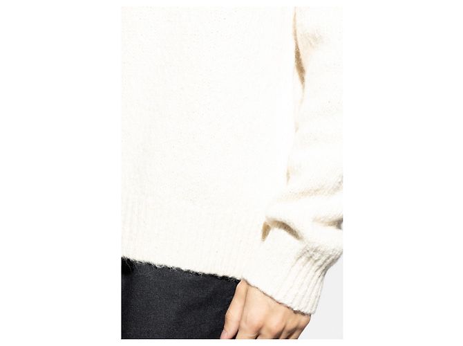 Isabel Marant Hanori Pullover crem Baumwolle - Ansicht 5