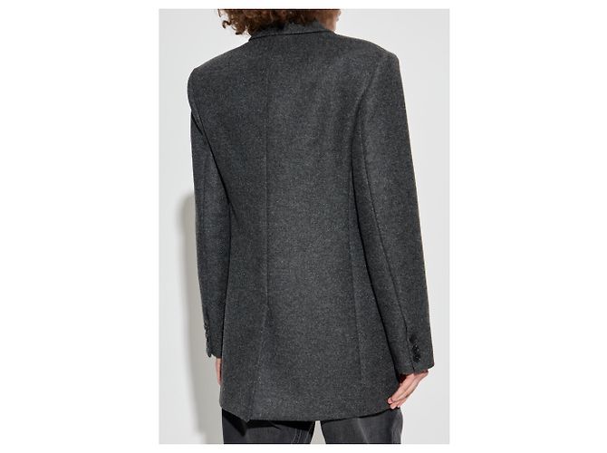 Isabel Marant Isidora Kurzmantel aus Wolle grau - Ansicht 4