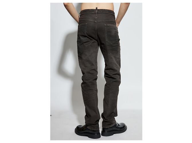 Jeans 642 Dsquared2 Taglio Carrot Grigio - vista 4