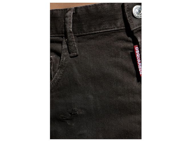 Jeans 642 Dsquared2 Taglio Carrot Grigio - vista 5