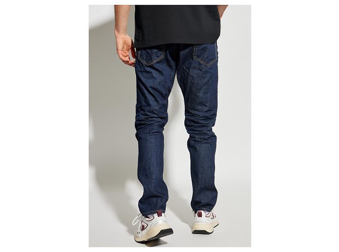 Jeans Dsquared2 Dean in denim selvedge blu navy - vista 4