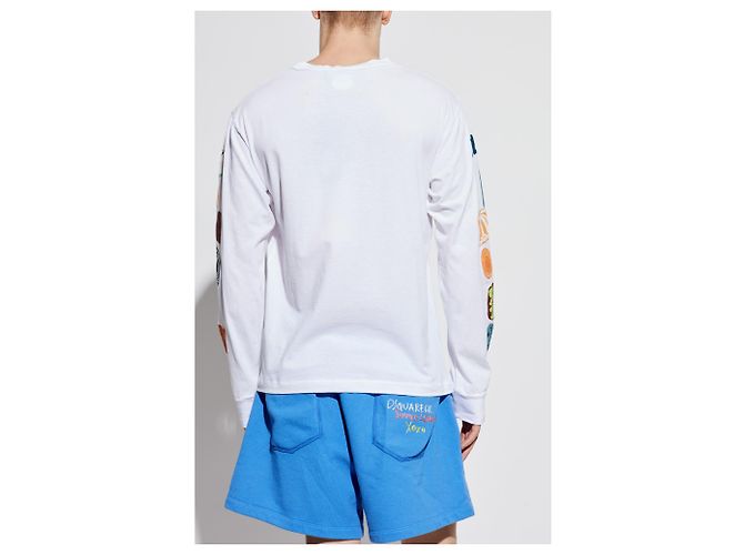 Dsquared2 T-shirt a maniche lunghe "Summer Lovers" - vista 4