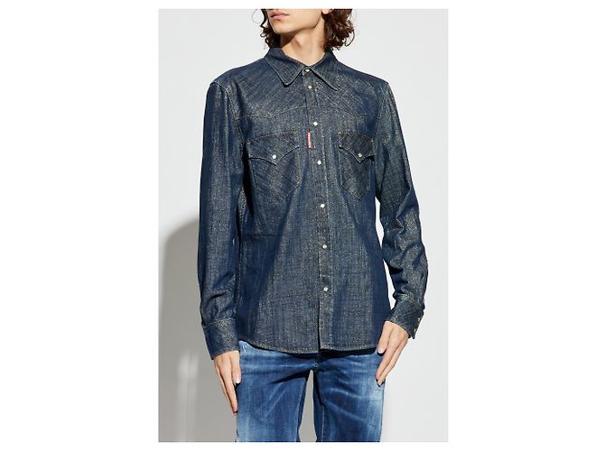 Dsquared2 Hemd mit Lurex-Faden - Ansicht 3