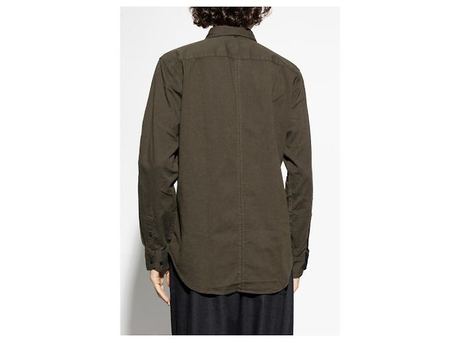 Camicia in cotone verde Rag & Bone - vista 4