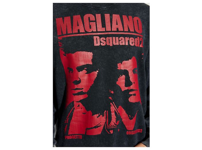 Dsquared2 X MAGLIANO Sweatshirt Grau Baumwolle - Ansicht 5