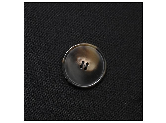 Autre Marque Sézane Double-Breasted Blazer in Black Polyester - view 8