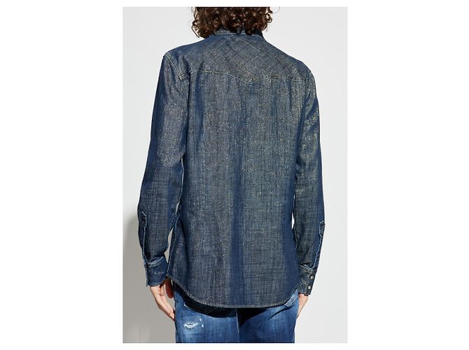 Dsquared2 Hemd mit Lurex-Faden - Ansicht 4