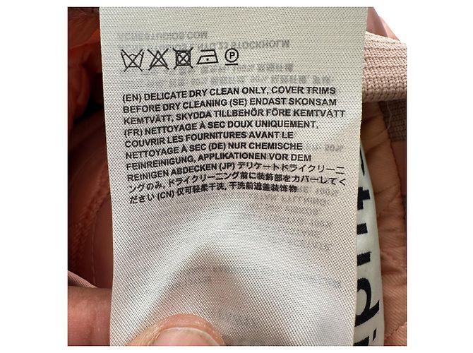 Acne Studios Clea Bomberjacke aus rosa Nylon - Ansicht 12