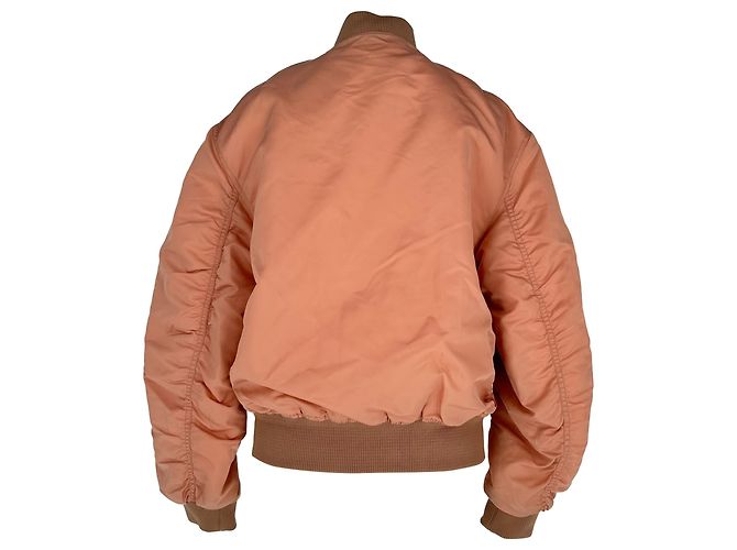 Acne Studios Clea Bomberjacke aus rosa Nylon - Ansicht 4