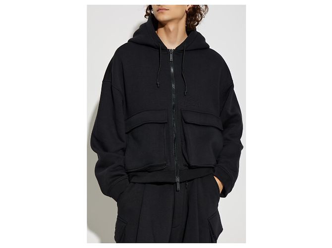Dsquared2 Hoodie Schwarz Baumwolle Oversized Fit - Ansicht 3